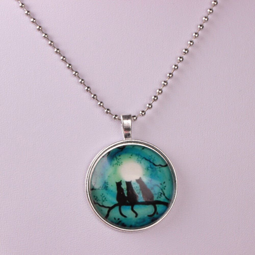 Cat Pendant Necklace